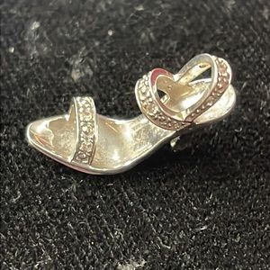 White gold and diamond high heel pendant/ornament by AJ.